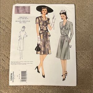 Vogue FF Vintage Design Reprint V2876